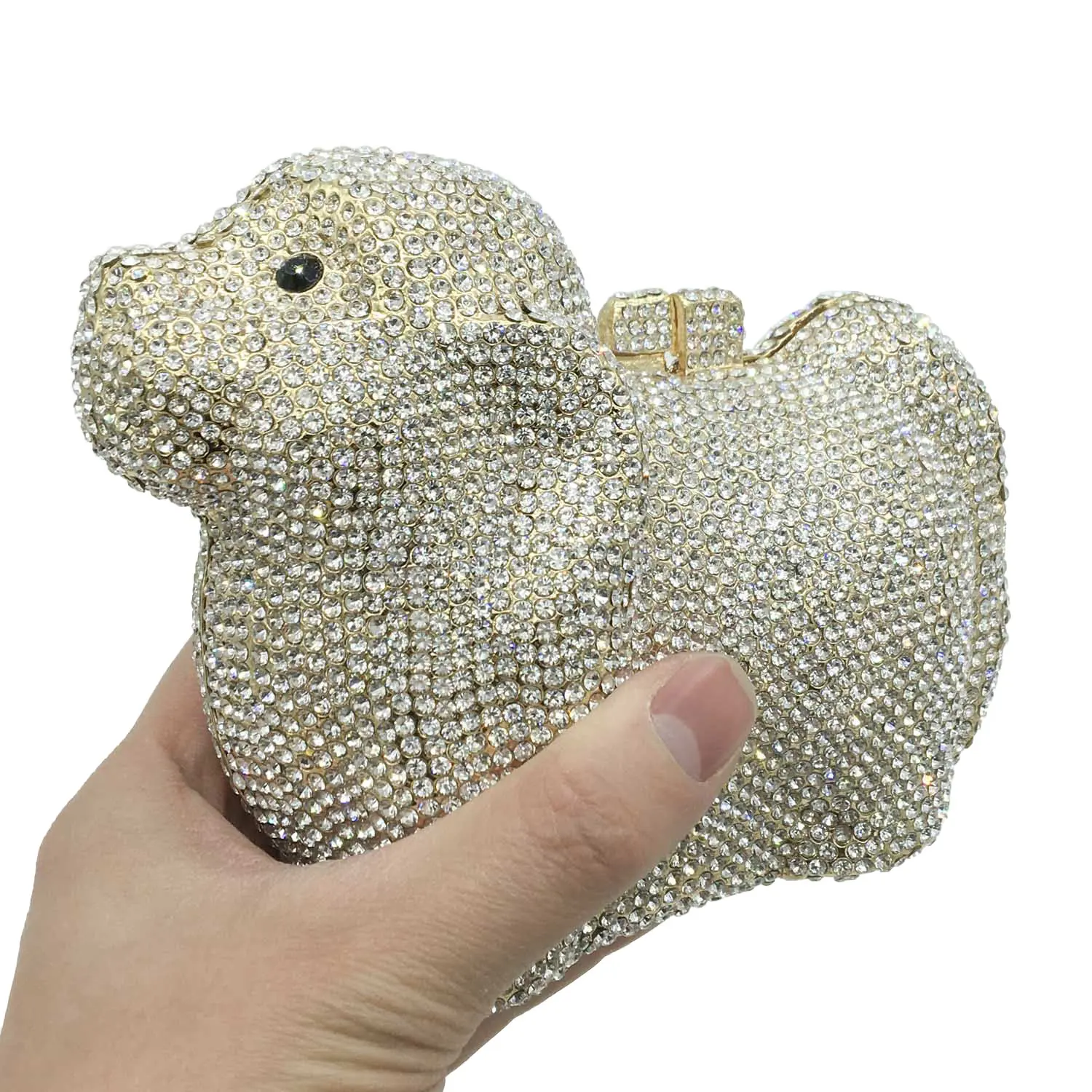 Женский клатч с кристаллами Boutique De FGG блестящий Вечерний Клатч со стразами