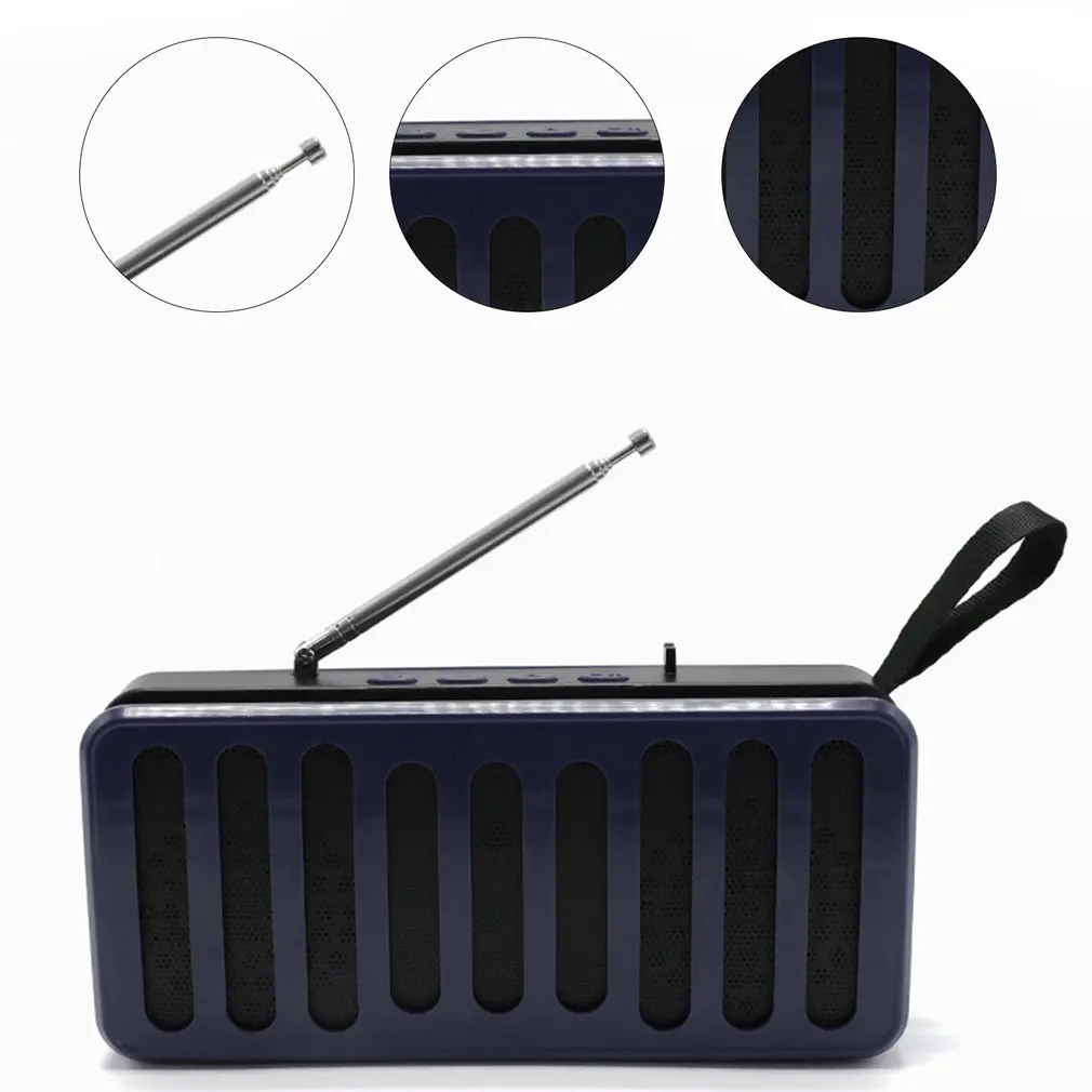 

Wireless Speaker Retro Radio Speaker With Antenna Home Card Speaker Outdoor Portable Audio Mini Speaker SLC-143