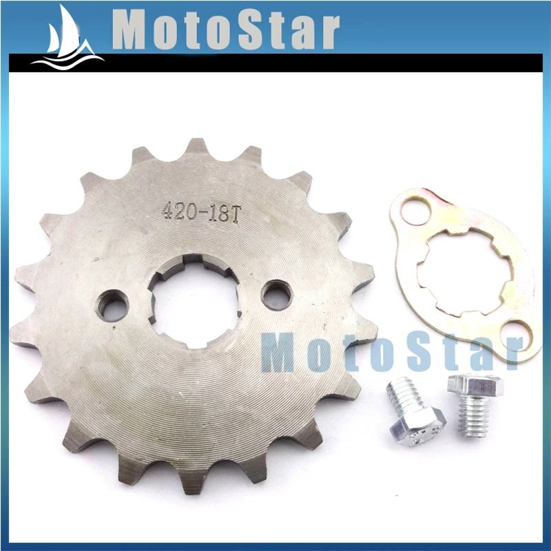 Передняя Звездочка для квадроцикла 18 зубьев 20 мм 50 куб. См 70 90 420 | Автомобили и