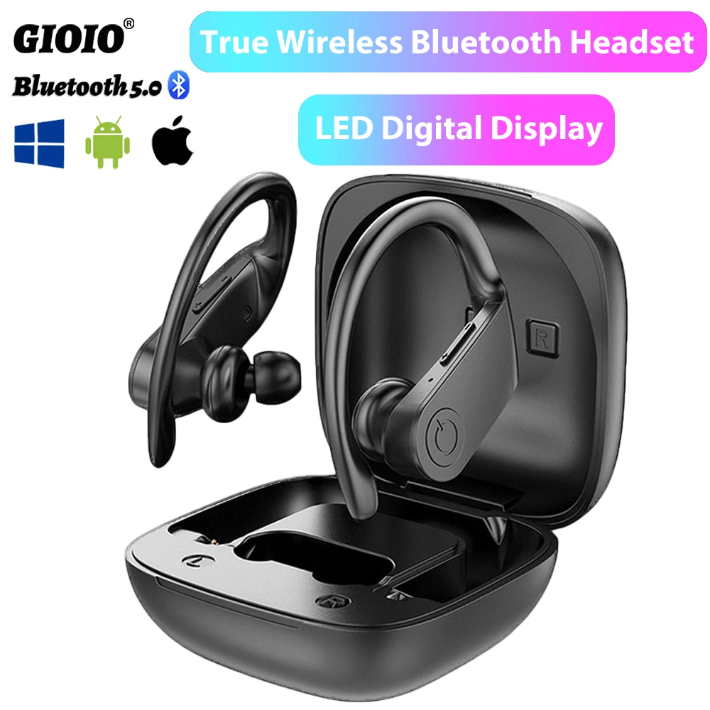 

B11 TWS Bluetooth Wireless Headphones Music Earbuds LED Diagital Display Gaming Earpieces For Iphone Huawei Xiaomi Sport Headset