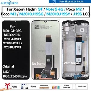 Original For Xiaomi Redmi 9T Note 9 4G lcd For Xiaomi Poco M2 M3
Pantalla Display Touch Panel Screen Digitizer Assembly Repair