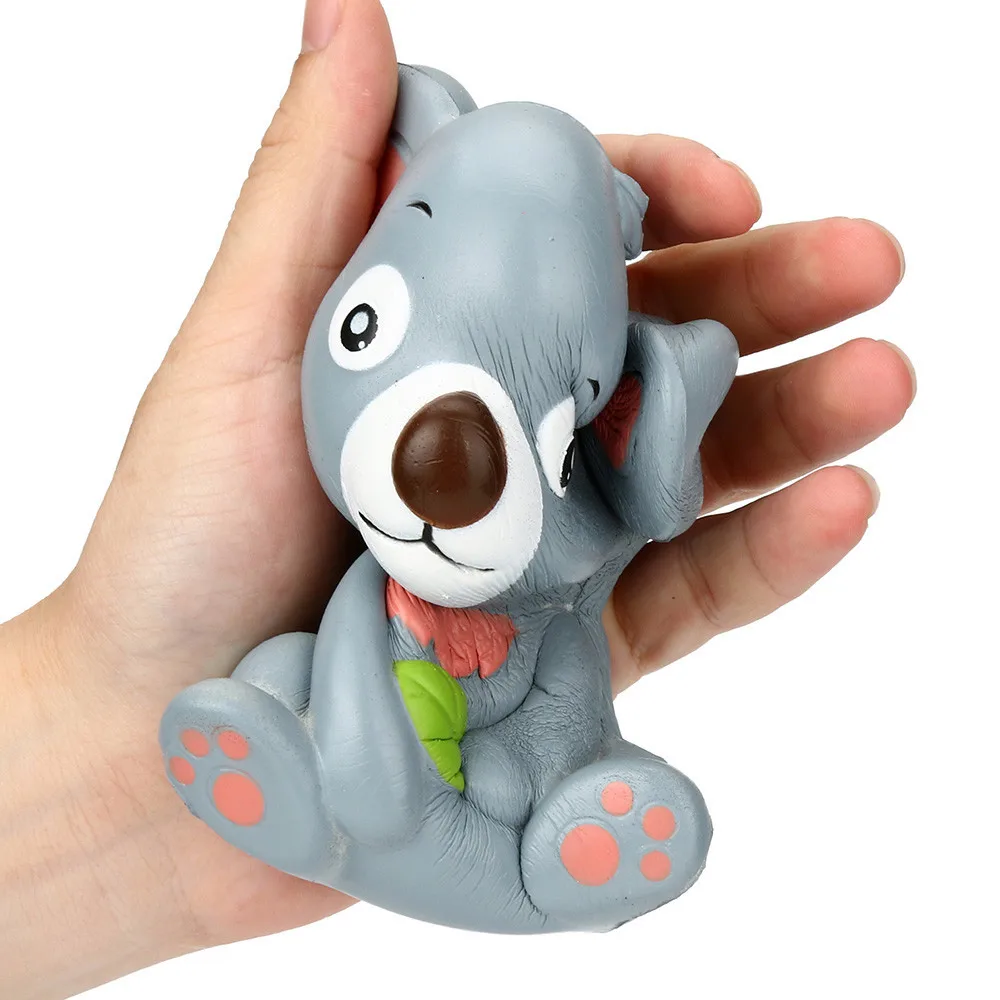 12cm Simulation Cute Koala Cream Scented Toy Slow Rising Squeeze Strap Kid Toys Gift PU антистресс для рук L1223 | Игрушки и