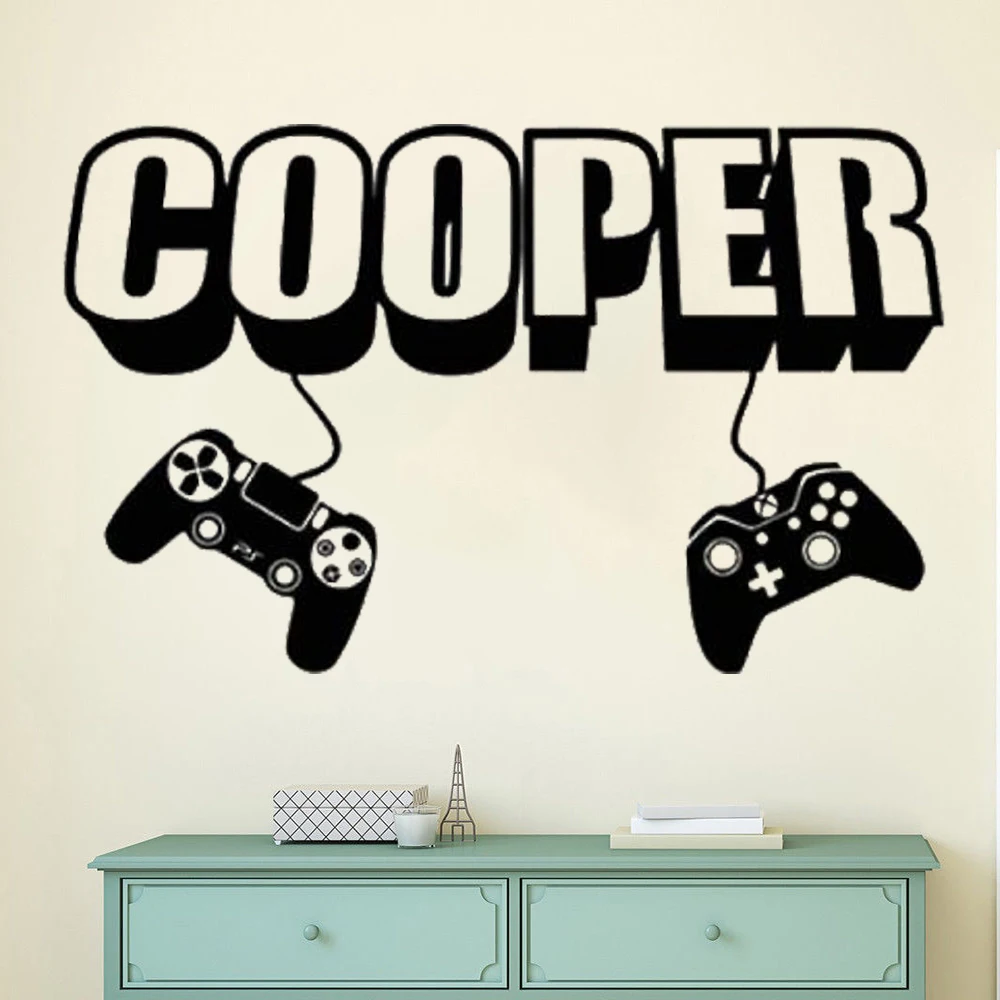 

Wall Decals Cooper Game Home Party Decor Removable Stickers For Kids Rooms Wallpaper Berdroom Art Vinyl Adesivi Murali DW8606