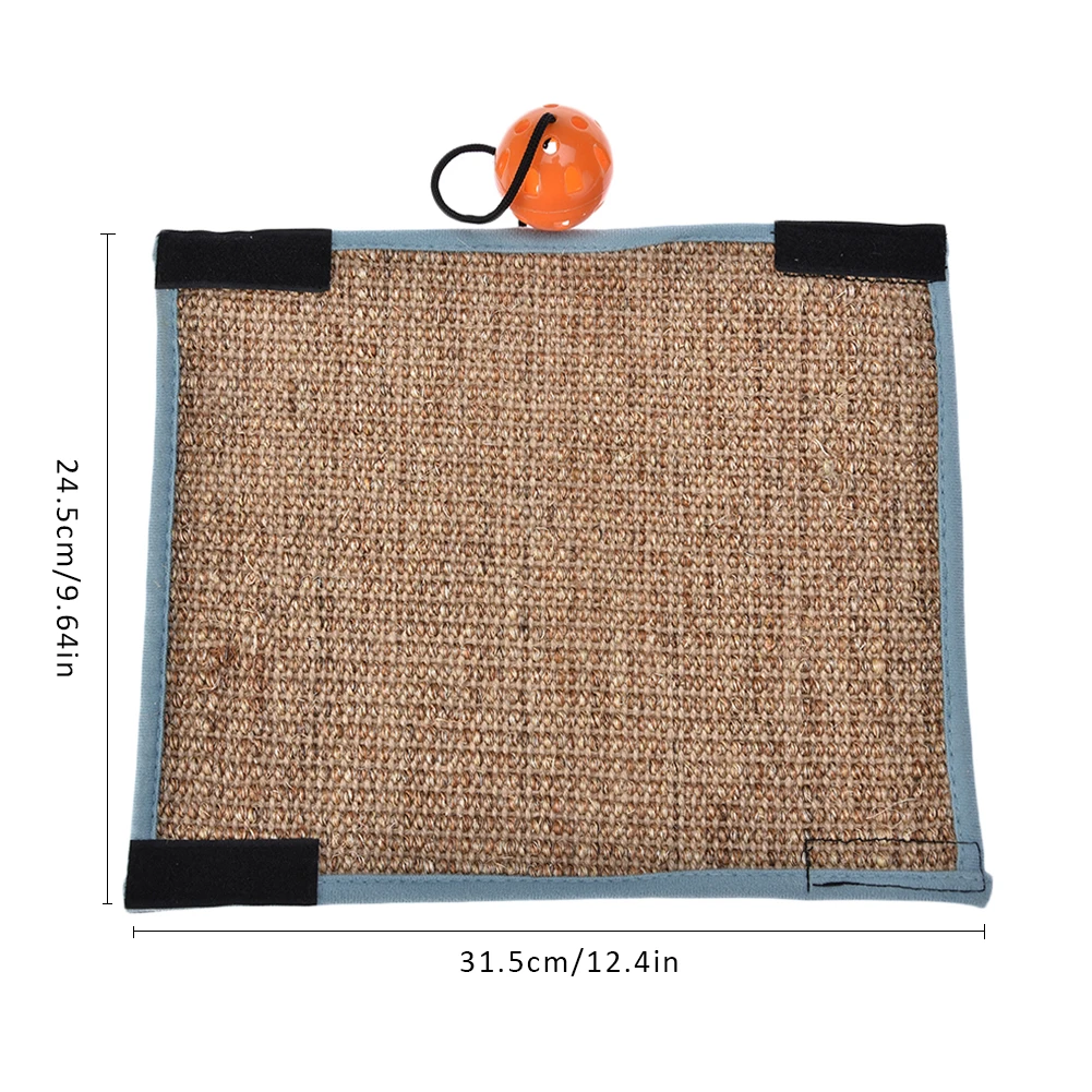 Sisal 40*30 см кошка царапина доска сизаль мебель кровать матрас протектор стол стул диван коврик для ног кошка котенок царапин игрушка скребок - Цвет: Sisal
