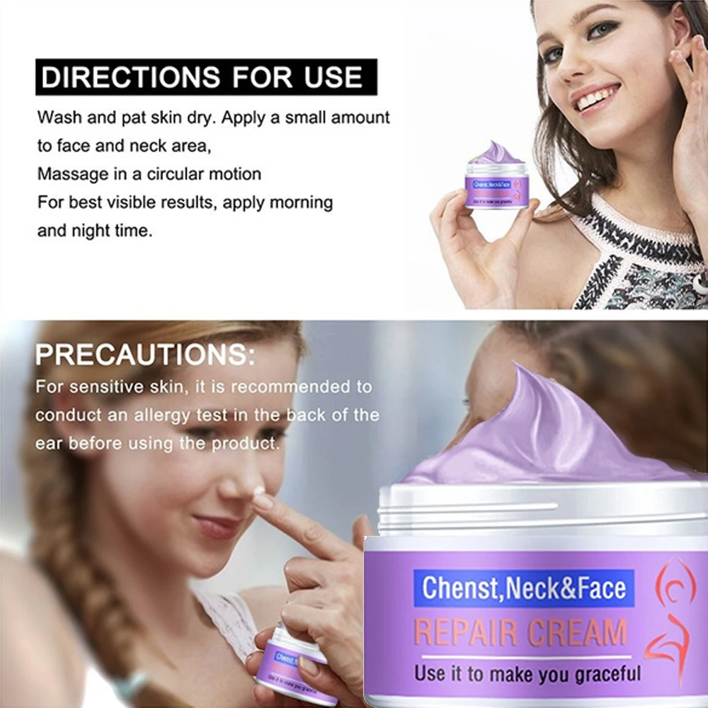 

NEW Instant Firmly Neck Face Cream Moisturizing Lifting Firming Nourishing Anti Wrinkle Whitening Cream For Sagging Skin Care