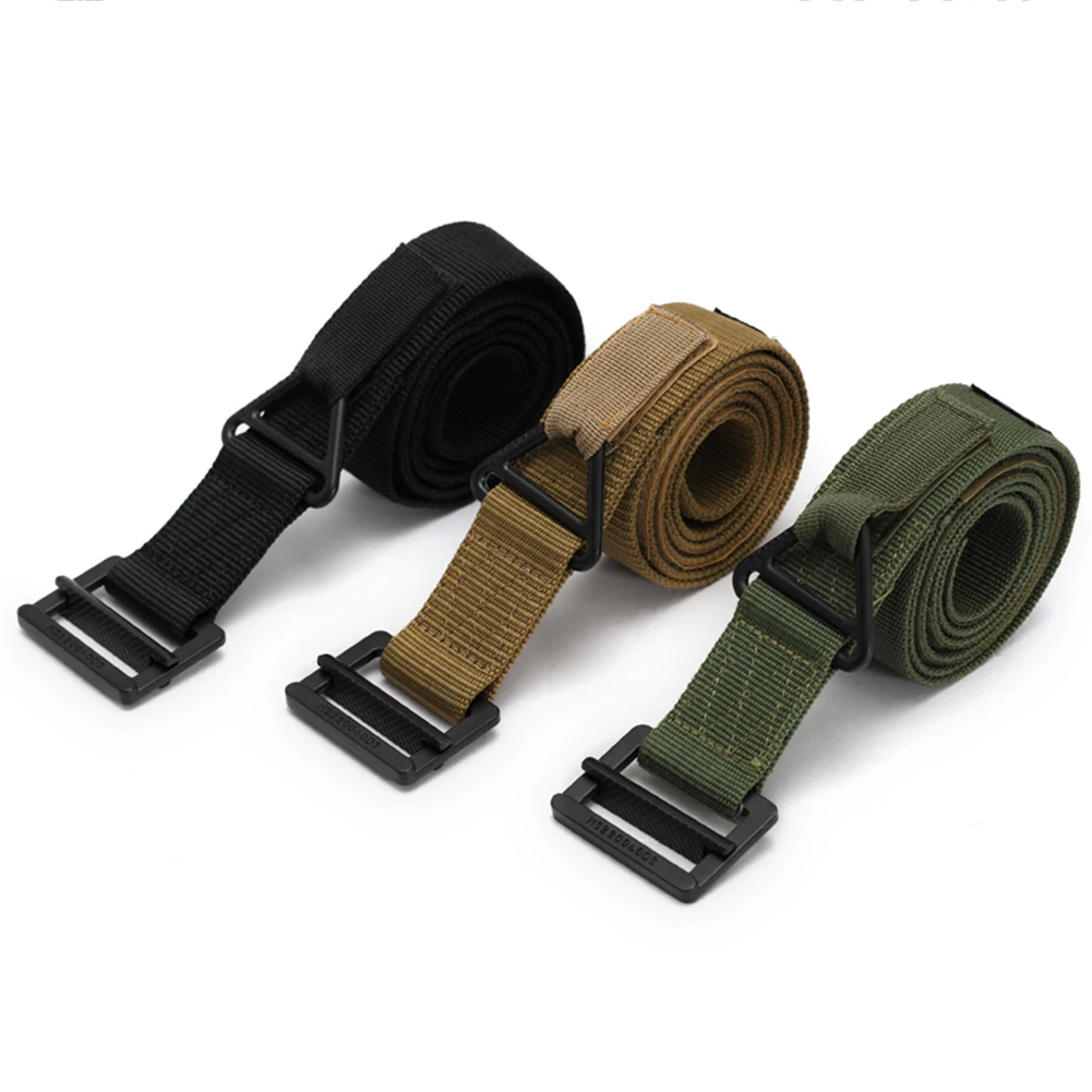 Мужской спортивный регулируемый ремень с треугольной пряжкой для тренировок и