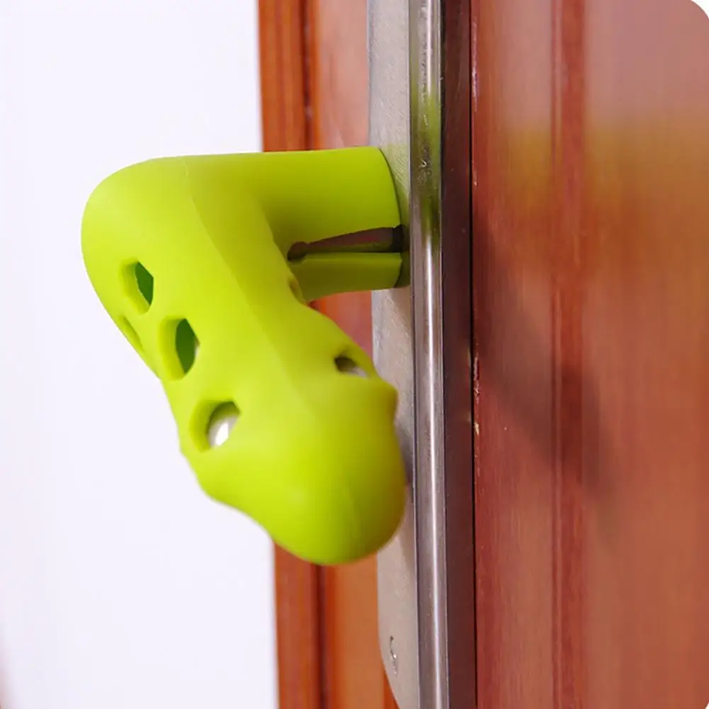 Силиконовая Противоударная накладка на дверную ручку для детей защитный чехол