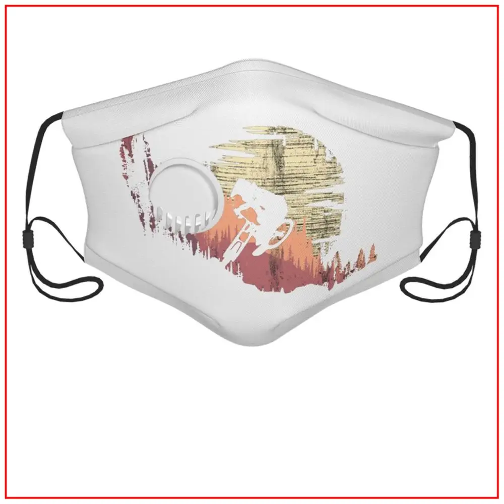 

MTB Ride The Trails Kids Men Women face mask Under Eye Masks Bandana Cute Reusable Breathable Custom Motorcycle Fashion Cycling