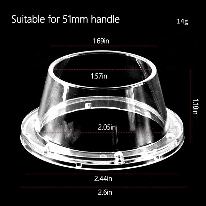 Кофемашина для эспрессо акриловая кофемолка защита от Нахлыста