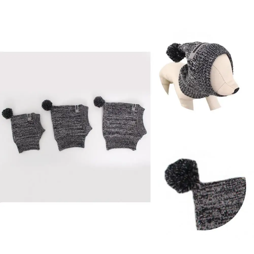 

Breathable Excellent Puppy Winter Warm Hat Pet Accessories Washable Puppy Beanie Hat Windproof for Small Animals