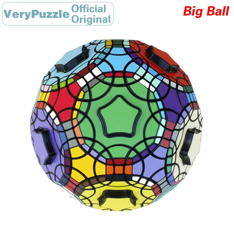Оригинальный VeryPuzzle большой мяч Icosidodecahedron футбол магический куб 62 лица скорость