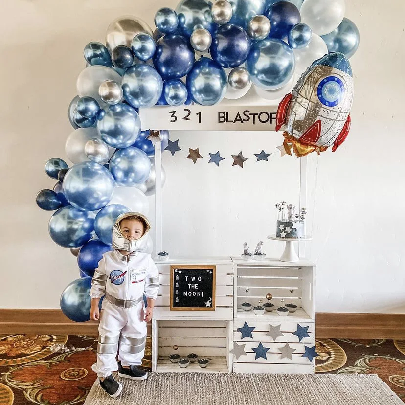 Воздушные шары из фольги в виде астронавта для вечеринки космосе | Дом и сад