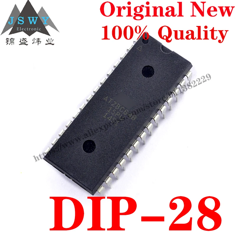 

10~100PCS AT28C64B-15PU DIP28 Electronically Erasable Programmable Read-Only Memory IC Chip with for module arduino Free Shiping