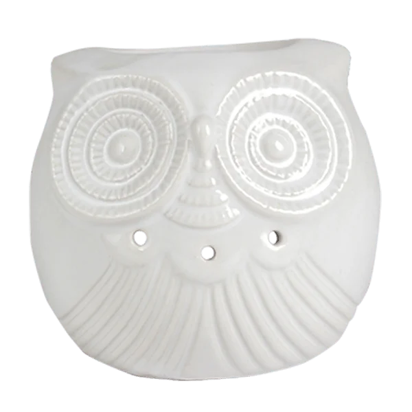 Аромалампа Сова 9х8 см белая &quotПеро Павлина&quot | Дом и сад