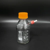 reagent bottlewith yellow screw coverupper detachable small nozzle gl14mmborosilicate glass500mlplastic lid