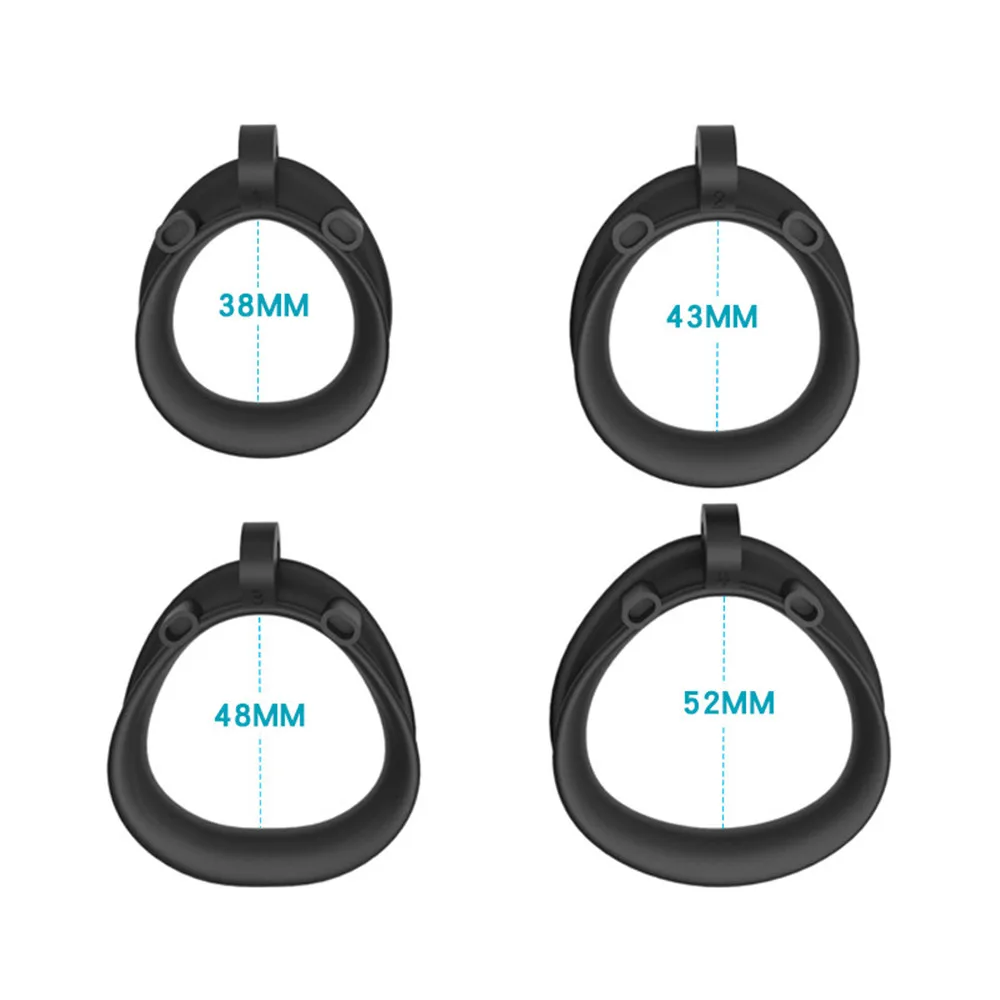 Новинка 2021 3D Мужская клетка верности устройство двойная дуга манжета на пенис