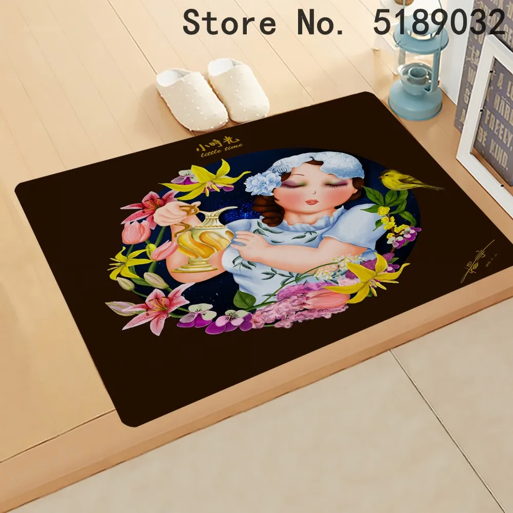 Сексуальные женские коврики для улицы 3d принт входные ванной комнаты и кухни 40x60