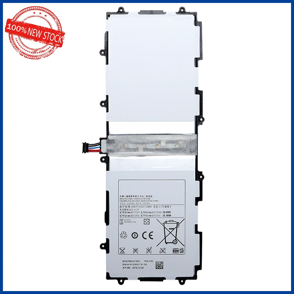 

100% Real SP3676B1A(1S2P) For Samsung Galaxy Tablet Tab 2 Note 10.1 P5100 P5110 P7500 P7510 N8010 SP3676B1A 7000mAh Batteries