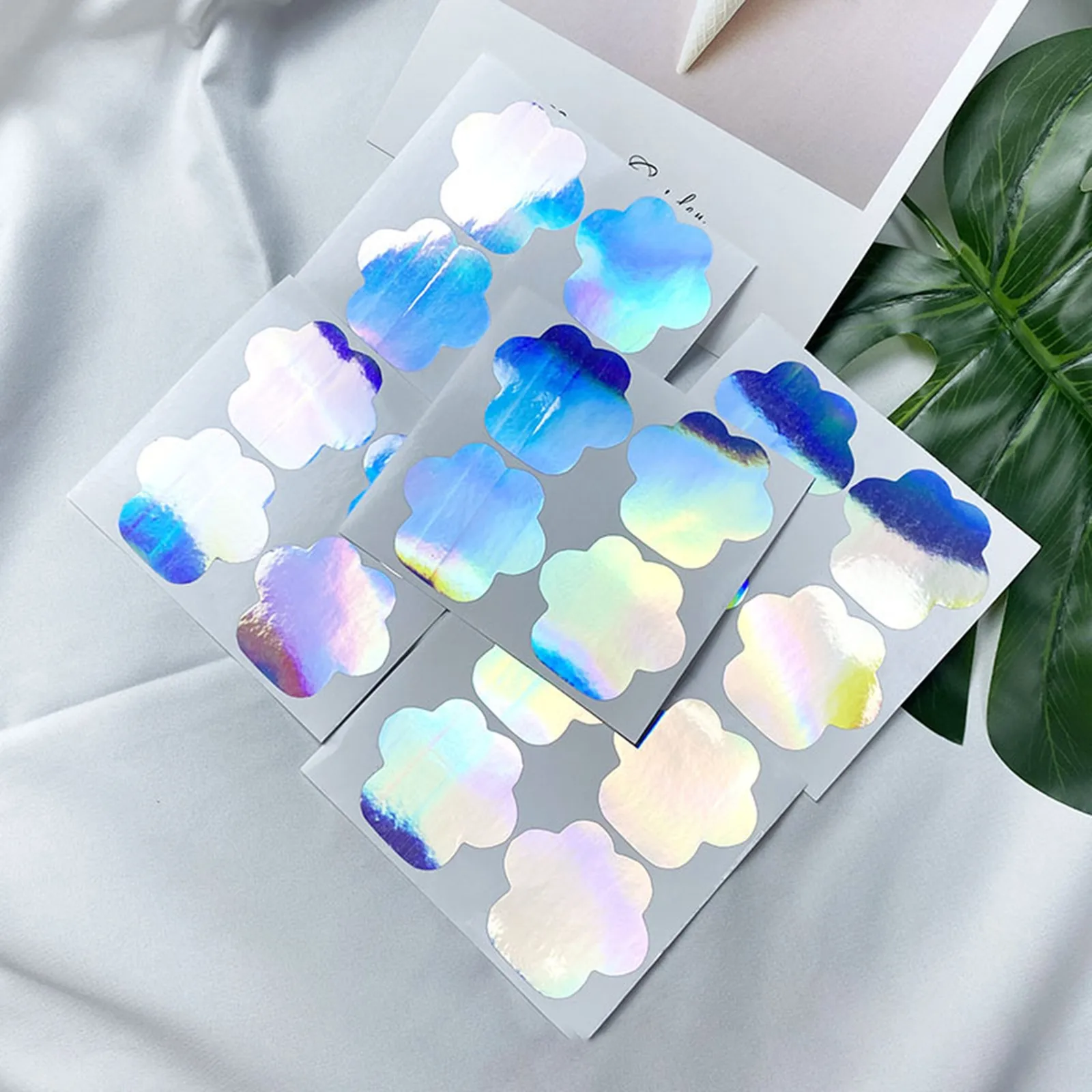 1 пакет (20/40 шт.) разноцветные лапы коготь Лазерная декорирование наклейки для изготовления ювелирных изделий бумаги DIY Скрапбукинг DIY 47 мм x 43 мм