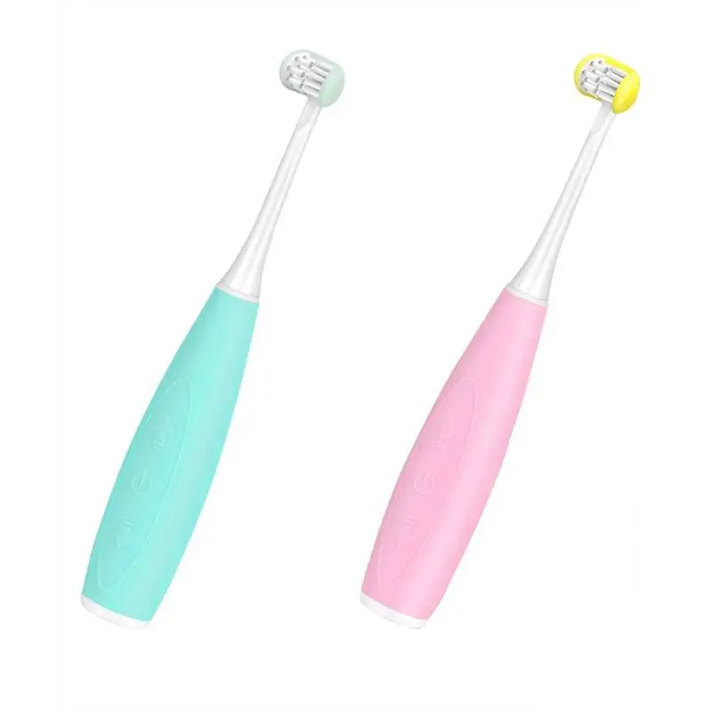 

3-12years Old USB Children Electric Waterproof C-Shaped Toothbrush Automatic Sonic Super Soft Brushing Oral Hygiene Tool