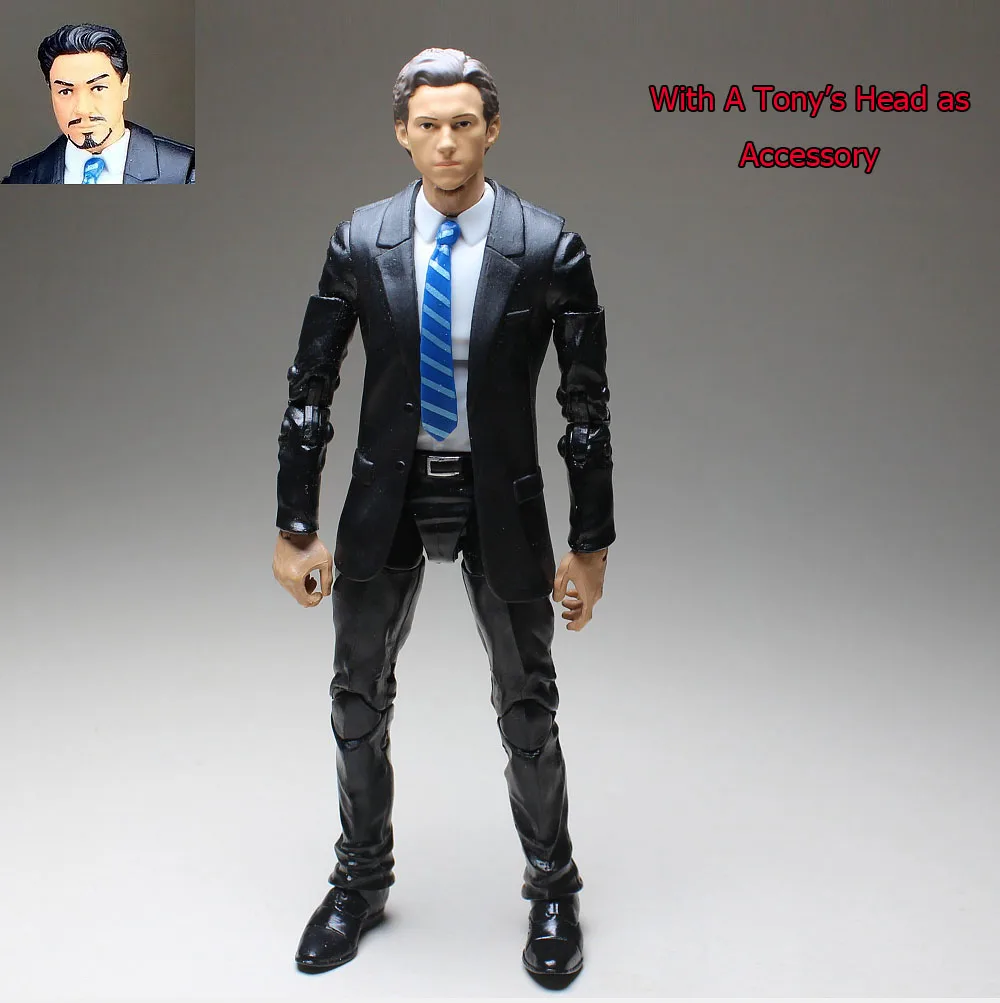 Экшн фигурка ML Legends Spider Spidey Tom Holland Sculp с головой Тони Старка 6 дюймов|Игровые