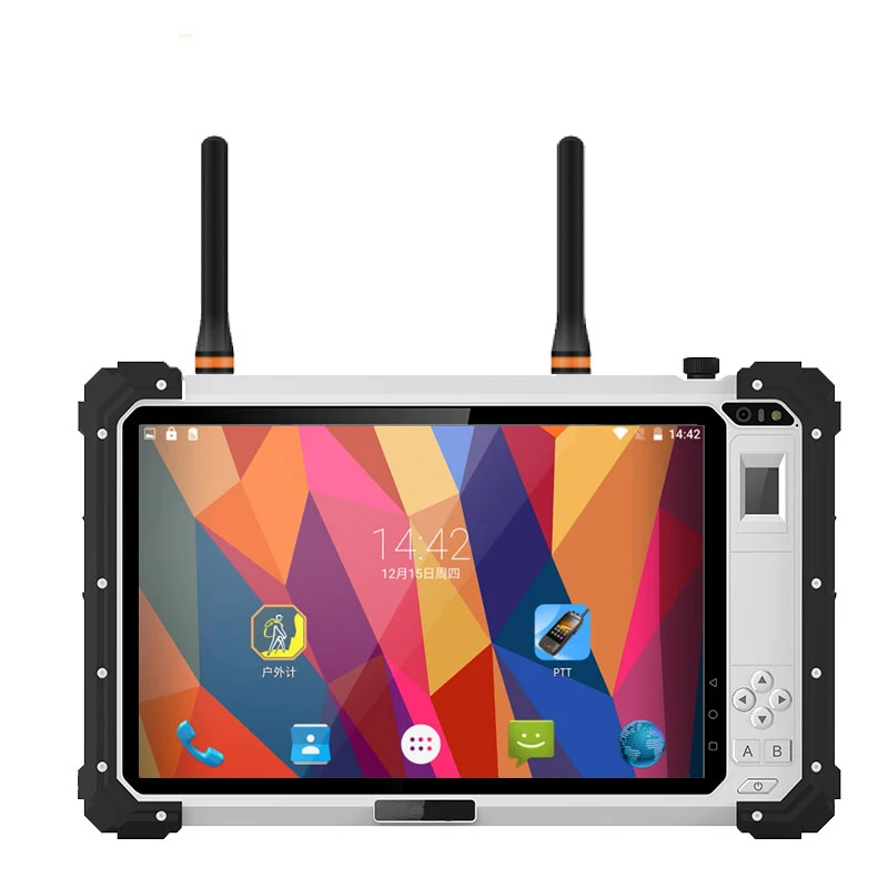 

2021 Rugged Android Tablet PC IP67 Waterproof Push to Talk Phone DMR UHF PTT Radio 10" 4GB RAM GNSS RTK Surveying and Mapping
