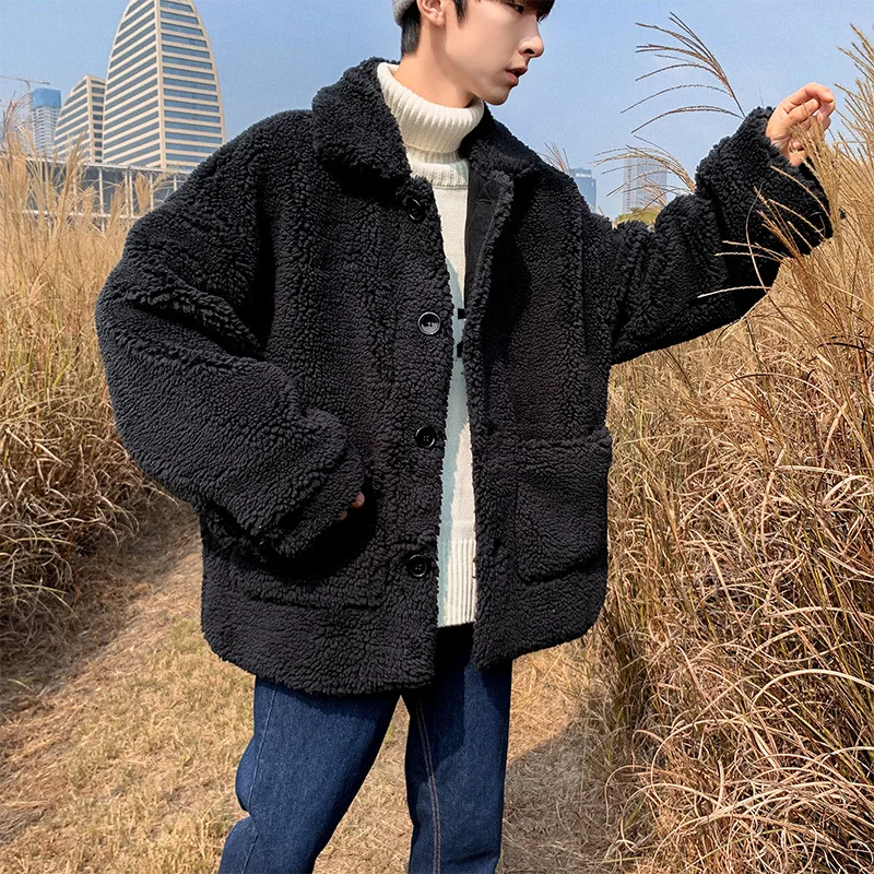 2019 зимняя мужская водонепроницаемая длинная парка из овечьей шерсти