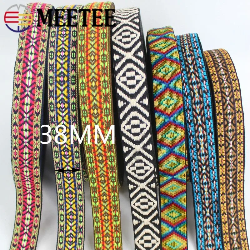 Вышитые жаккардовые ленты диаметром 5 метров и 38 мм|Тесьма| |