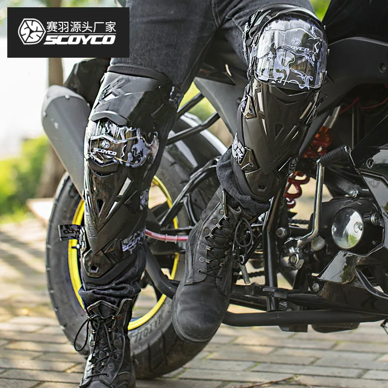 

Motorcycle Knee Pads Riding Gear Cross Country Racing Protector Outdoor Sports Knee Protection Protective Gear Moto SCOYCO K12