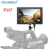 feelworld fh7 7 inch ips 1920x1200 fhd 4k hdmi on camera field monitor for camera dslr gimbal rig with peaking focus histogram