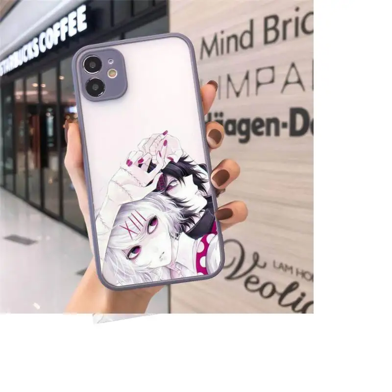 

Tokyo Ghoul Japan Suave Phone Cases Matte Transparent for iPhone 7 8 11 12 s mini pro X XS XR MAX Plus cover funda
