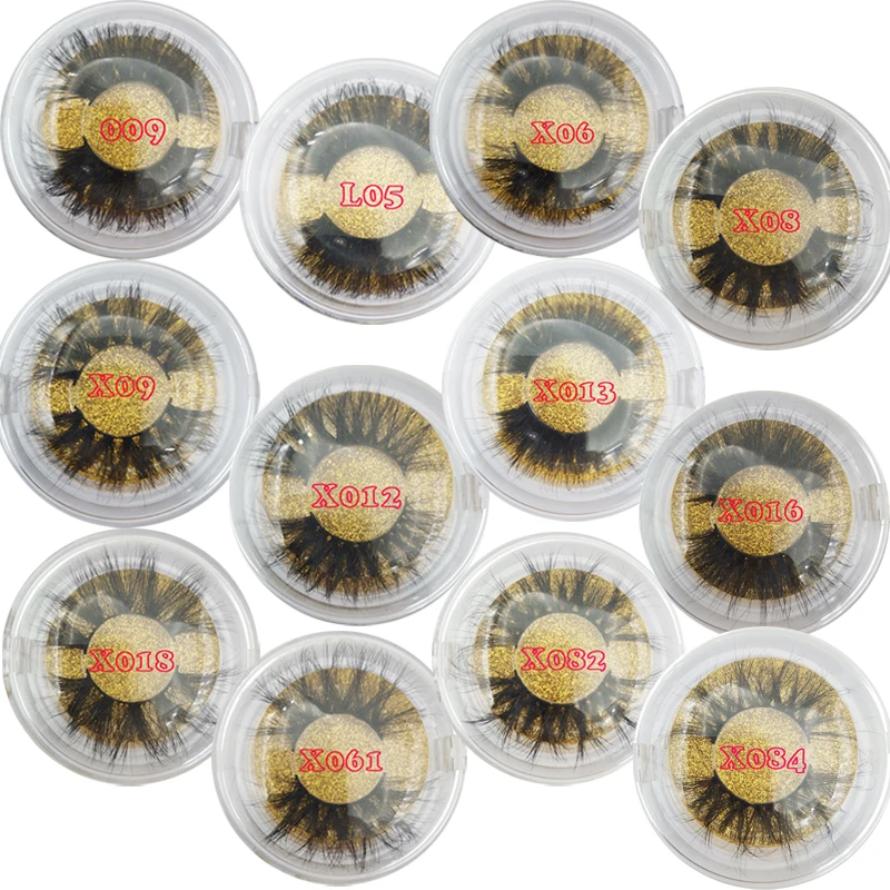 Оптовая продажа частная торговая марка индивидуальная упаковка ресниц длинные