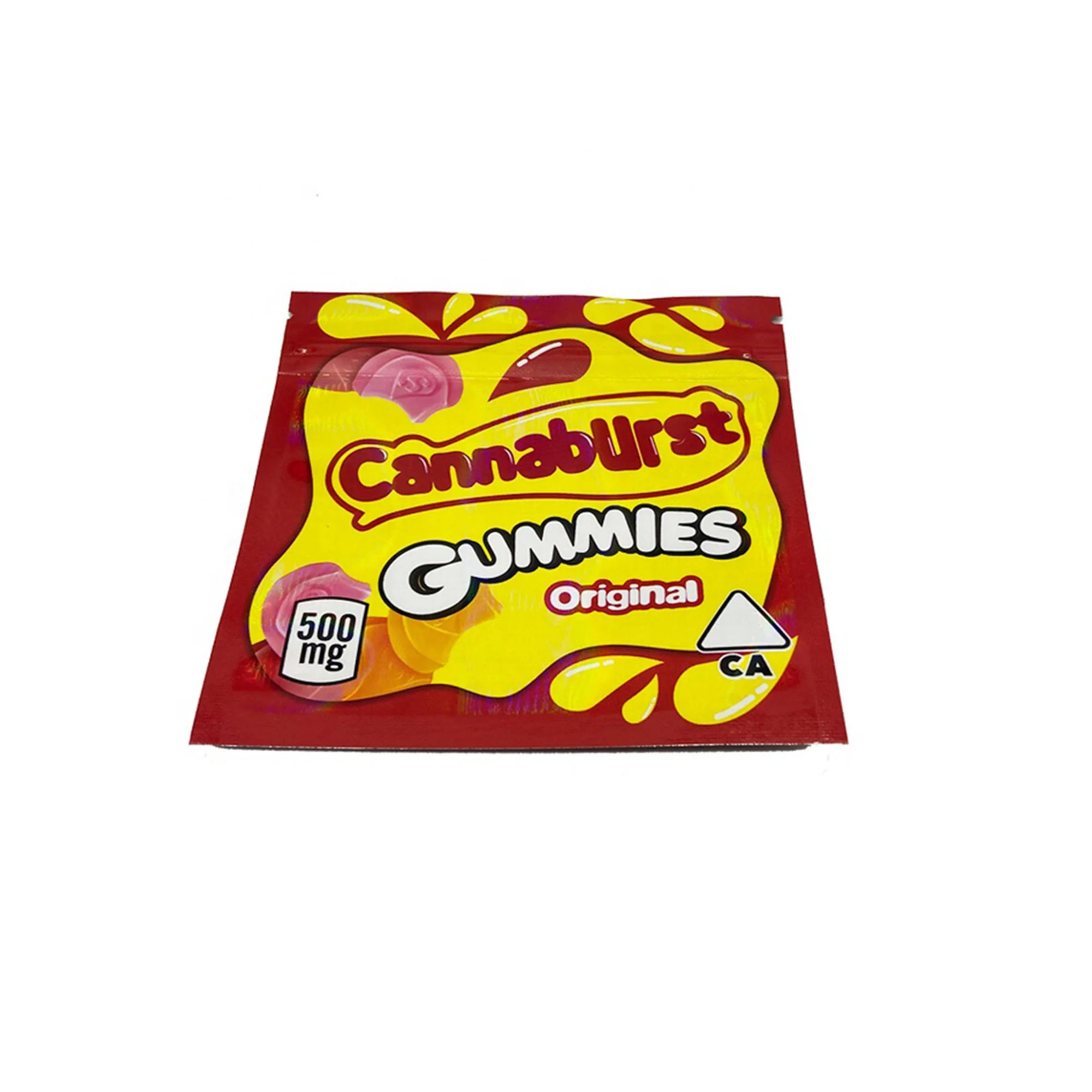 

500mg Empty Candy Packaging Bags Zipper Mylar Bag candy pcakaging(Only Bag No Food)