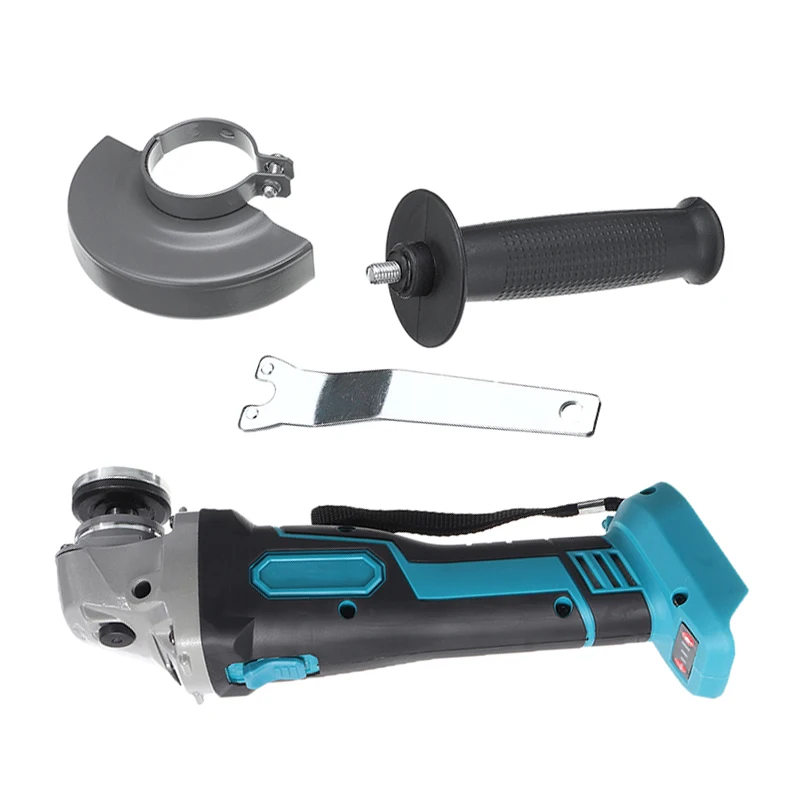 

125/100mm Brushless Cordless Electric Impact Angle Grinder Cutting Machine DIY Woodworking Power Tool For 18V Makita Battery