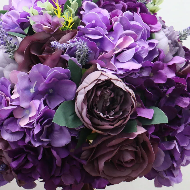 custom made purple Lavender 35/45cm artificial flower ball mix centerpieces arrangement supply decor wedding arch table | Дом и сад
