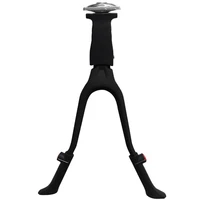 bike middle double kickstand support aluminium alloy fit for 24 26 28 inch 700c bicycle kick bike stands
