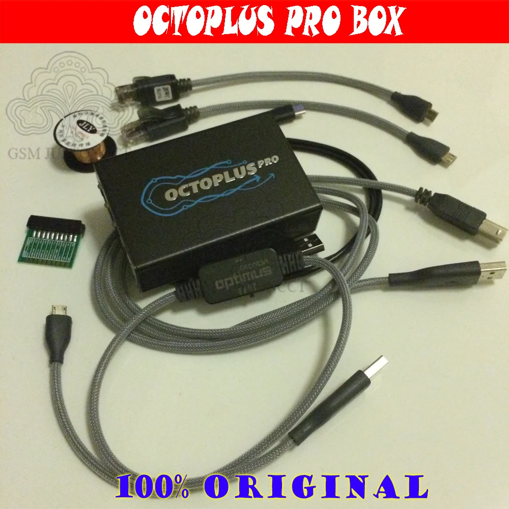 Оригинальная новая коробка octoplus Pro + 5 кабелей для Samsung LG активация EMMC / JTAG (набор 8 в