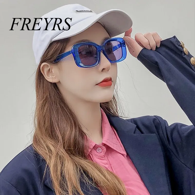 Винтажные большие квадратные солнцезащитные очки роскошные брендовые черные