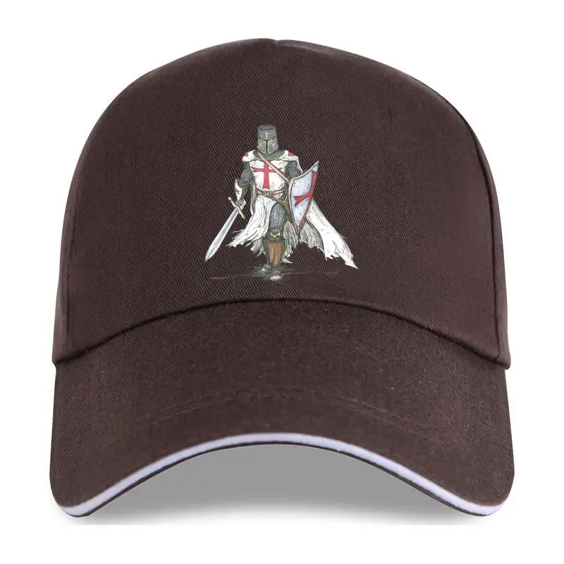 

Templar Knight Men Swag Knight Templar Cross Baseball cap 100% Cotton Streetwear Medieval Warrior Tops Slim Fit