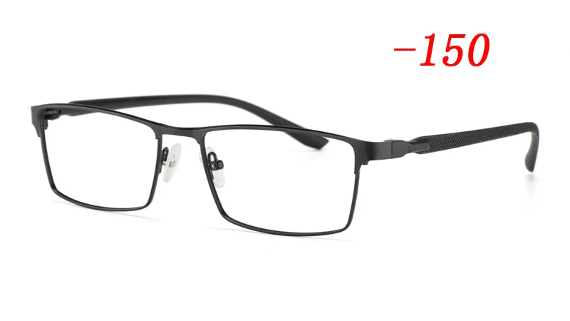 Sun Photochromic Myopia eyewear TR90 Alloy Frame Finished myopia glasses frame comfortable slip-resistant eyeglasses frame Men - Цвет оправы: Ярко-желтый