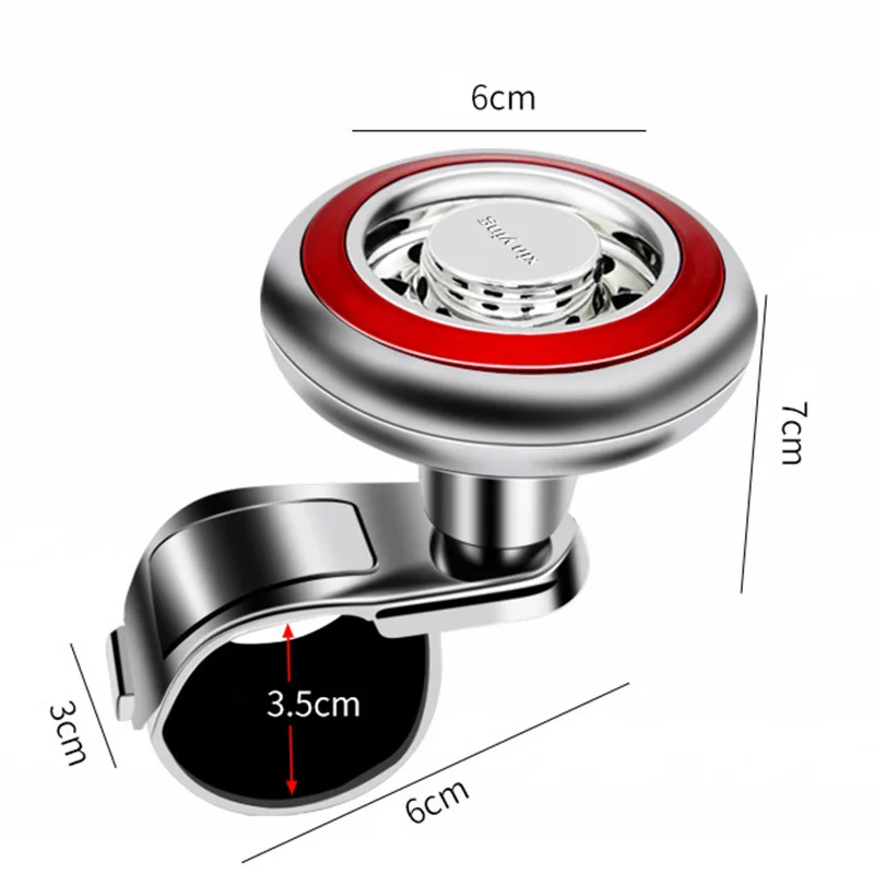

Auto Car Power Steering Wheel Knob Booster Ball Durable Spinner Handle Auxiliary M8617