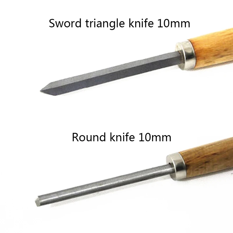 

8pcs Wood Carving Knife Lathe Chisel Set Turning Tools Woodworking Gouge Skew Parting Spear