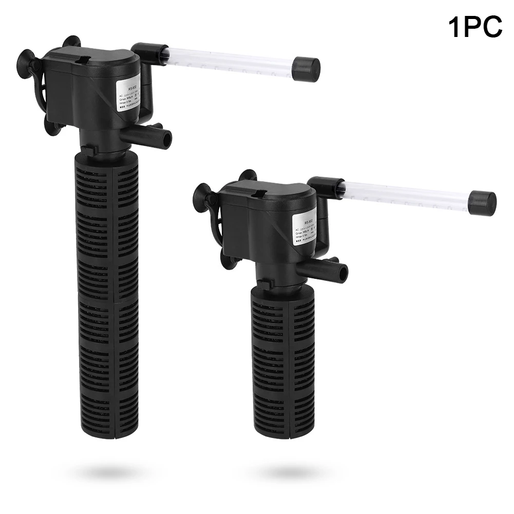 3 In 1 Internal Filter Full Submersible Powerhead Underwater Aeration Pet Supplies Water Circulation Aquarium Air Pump Plastic | Дом и сад