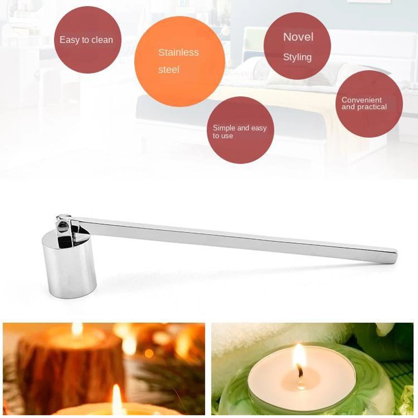 Свечной табак полированный из нержавеющей стали 19 3 см триммер для свечей