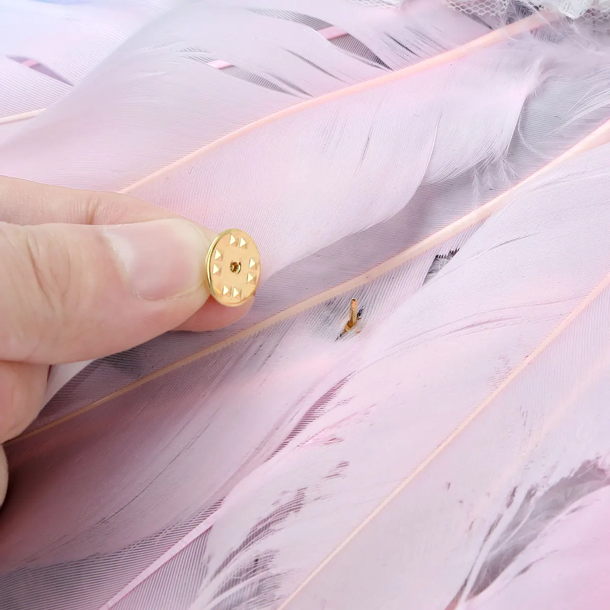 Кружевной Костюм с крыльями из натурального пера для детей и взрослых