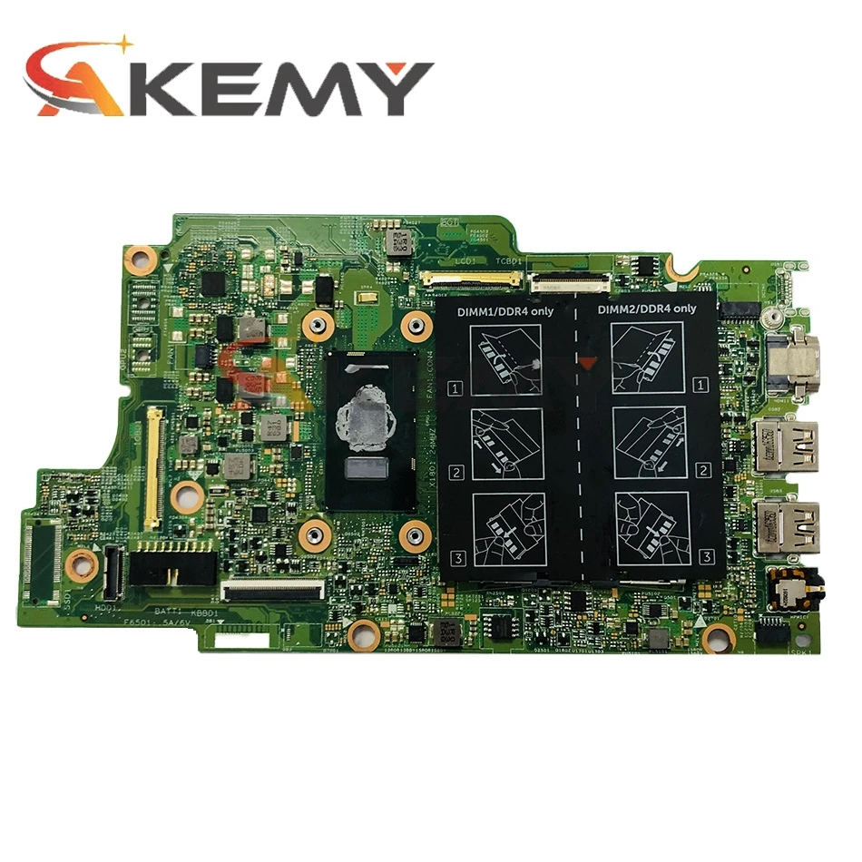 Verkauf CN-0PG0MH 0PG0MH PG0MH Für Dell Inspiron 13 5000 5378 5578 Laptop Motherboard SR2ZU I5-7200U 100% Arbeits