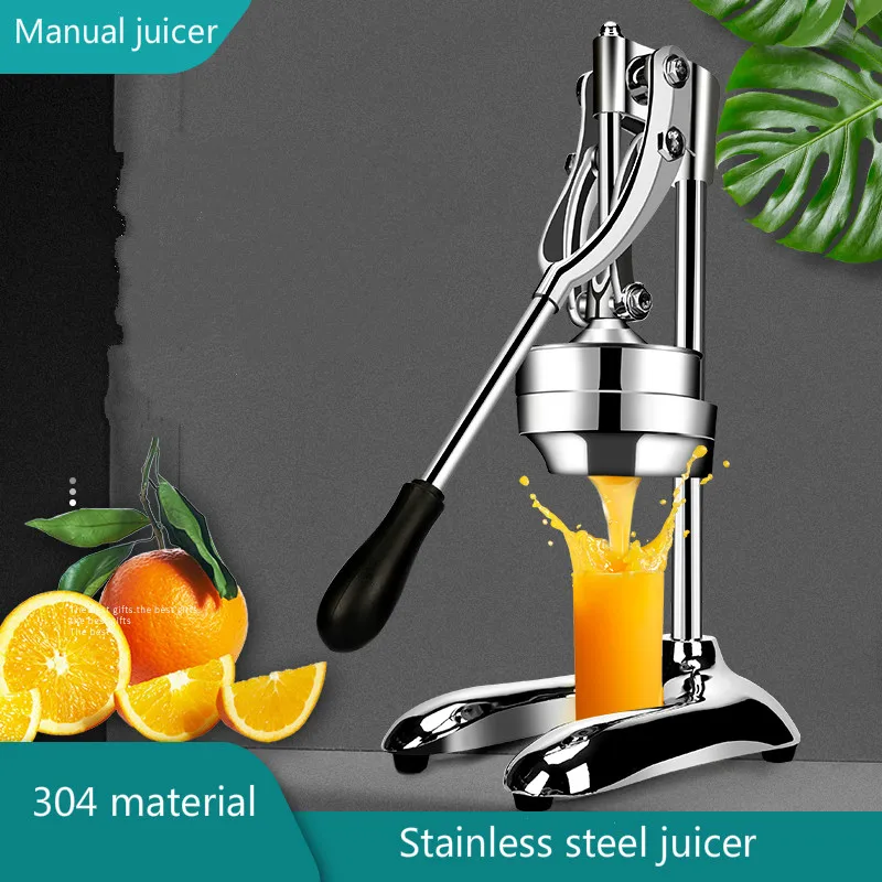 

Manual juicer thickened stainless steel manual juicer commercial pomegranate orange lemon juicer automatic orange juicer