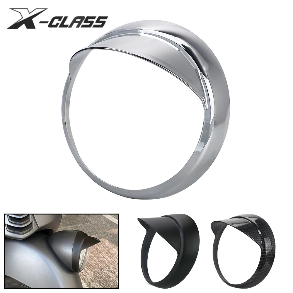 

Motorcycle Headlight Cover with Light Blocking Edge Front Light Protector Accessories for VESPA GTV 300 LXV VXL 150 2013-2021