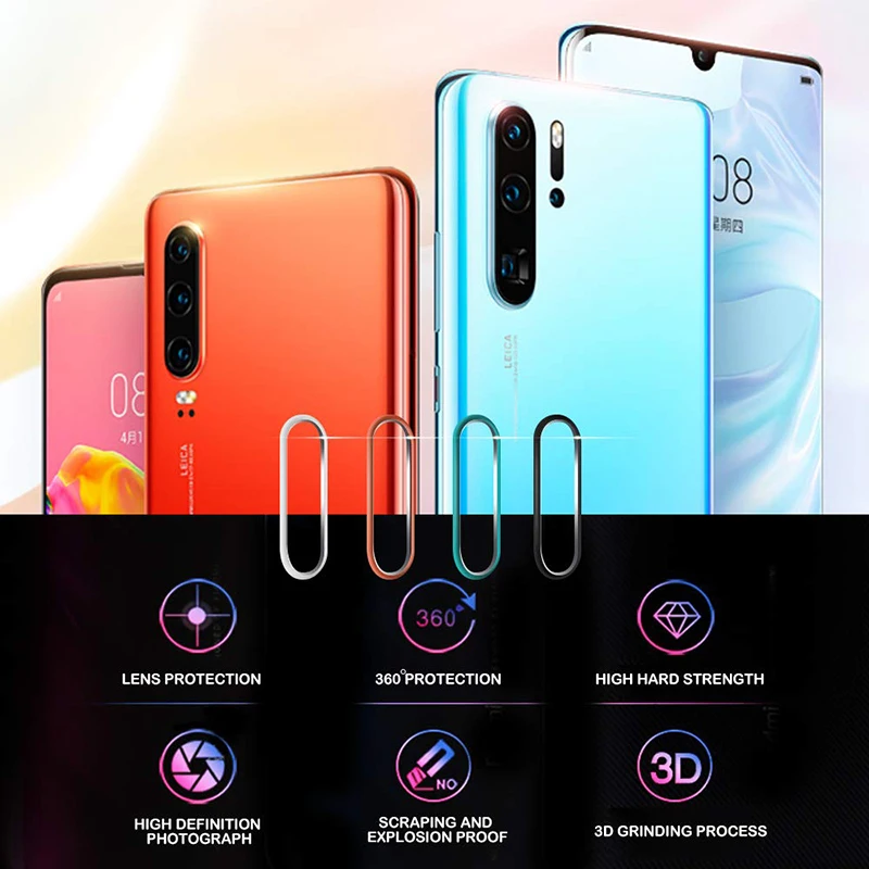 P30 объектив для камеры закаленное стекло huawei Защитная пленка алюминиевый