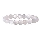 Браслет из натурального лунного камня, стрейч-бижутерия, 7, 8, 9, 10, 12 мм